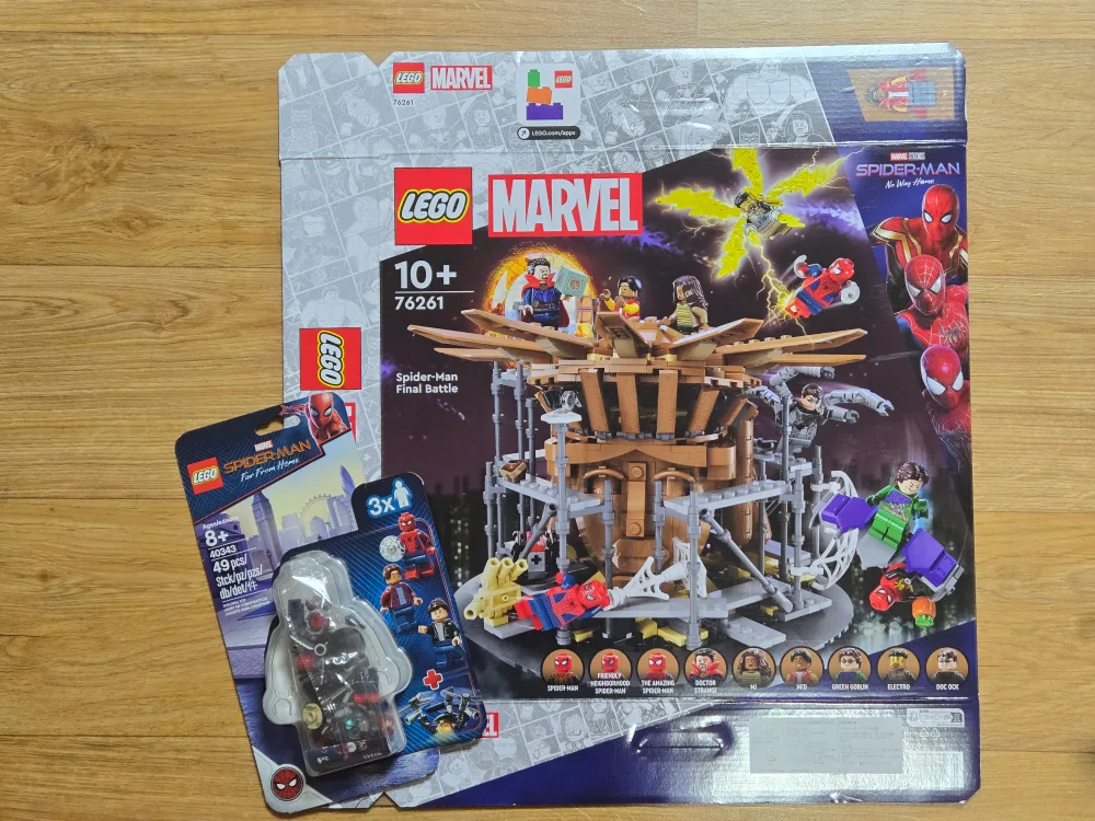레고 마블 76261 스파이더맨 최종결투 중고 + 40343 미개봉 팝니다
