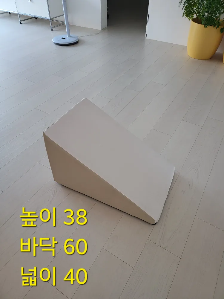 강아지 경사 패드 높이38 바닥60 넓이40 중고