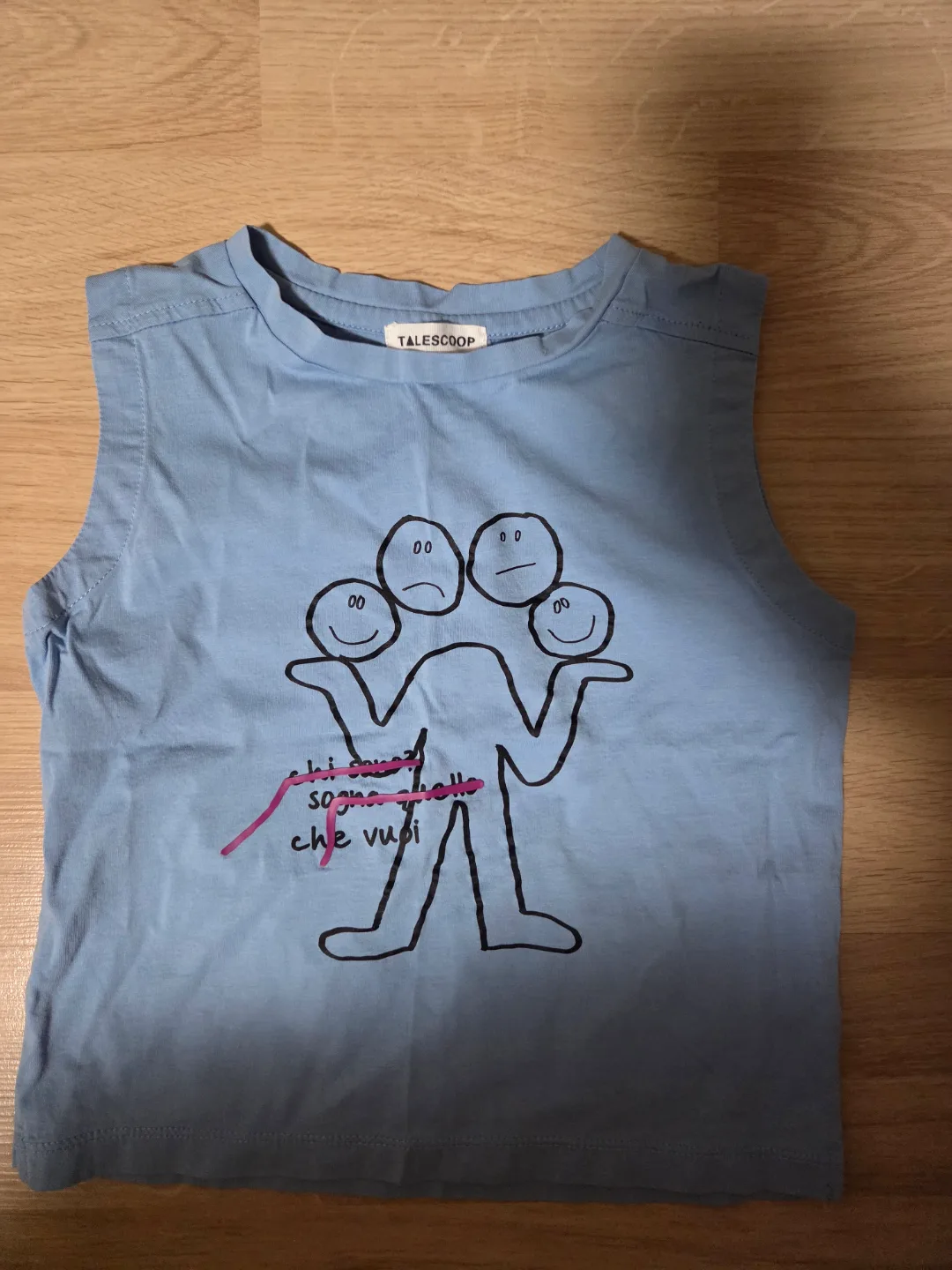 리틀그라운드 테일스코프 민소매 티셔츠 100사이즈