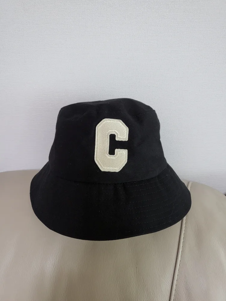 C 검정 버킷햇