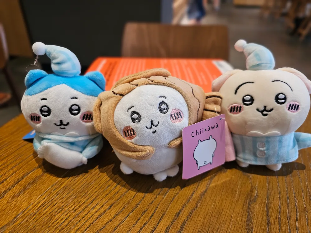 먼작귀 치이카와 인형 키링 3종 (새상품!!!, 중고아님)