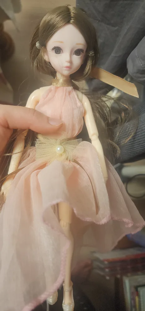 핑크 드레스 구체관절 인형 중고상품