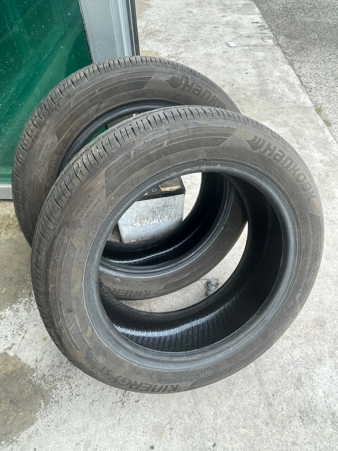 165/60R14 타이어 중고 2개