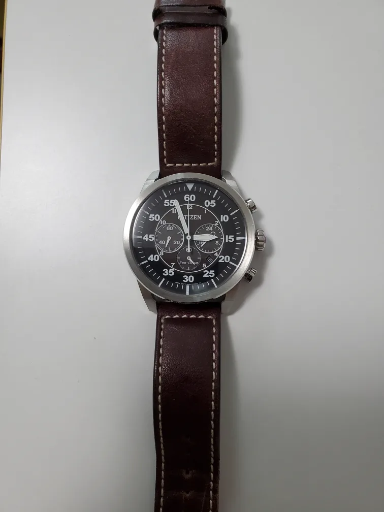 시티즌 에코드라이브 명품 남자 클래식 시계 팝니다  45mm
