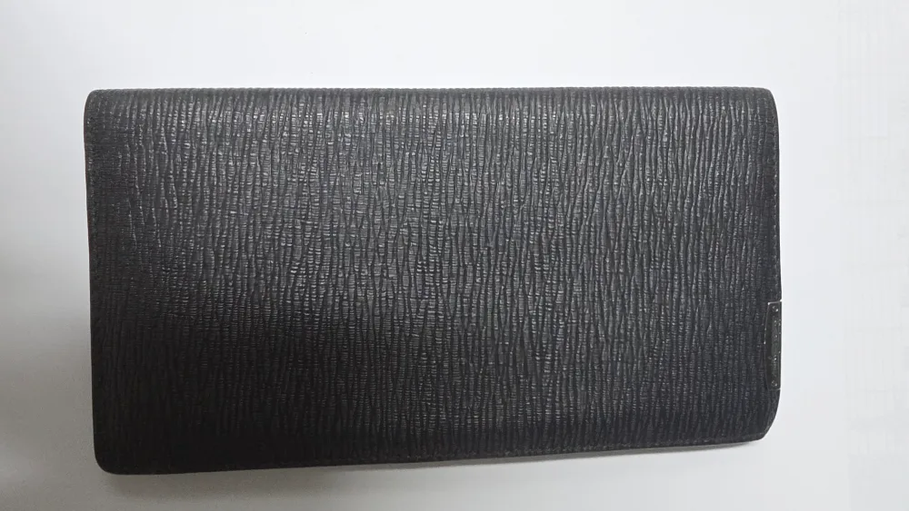 페라가모 남성 장지갑 블랙 중고