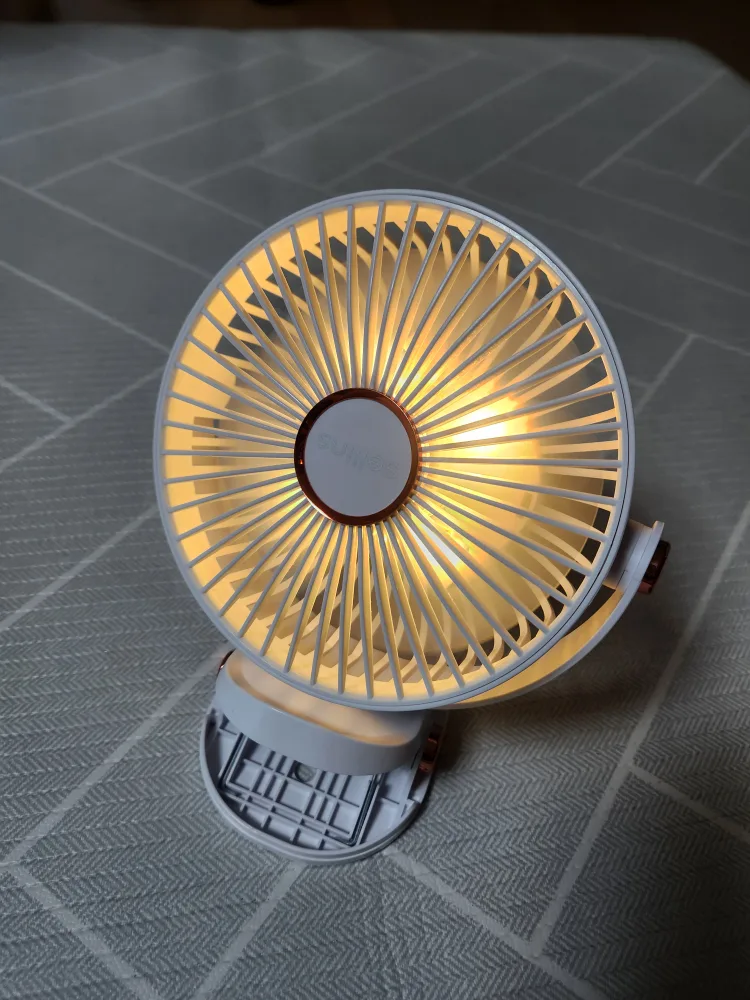 캠핑용 무선 선풍기ㅡ조명가능