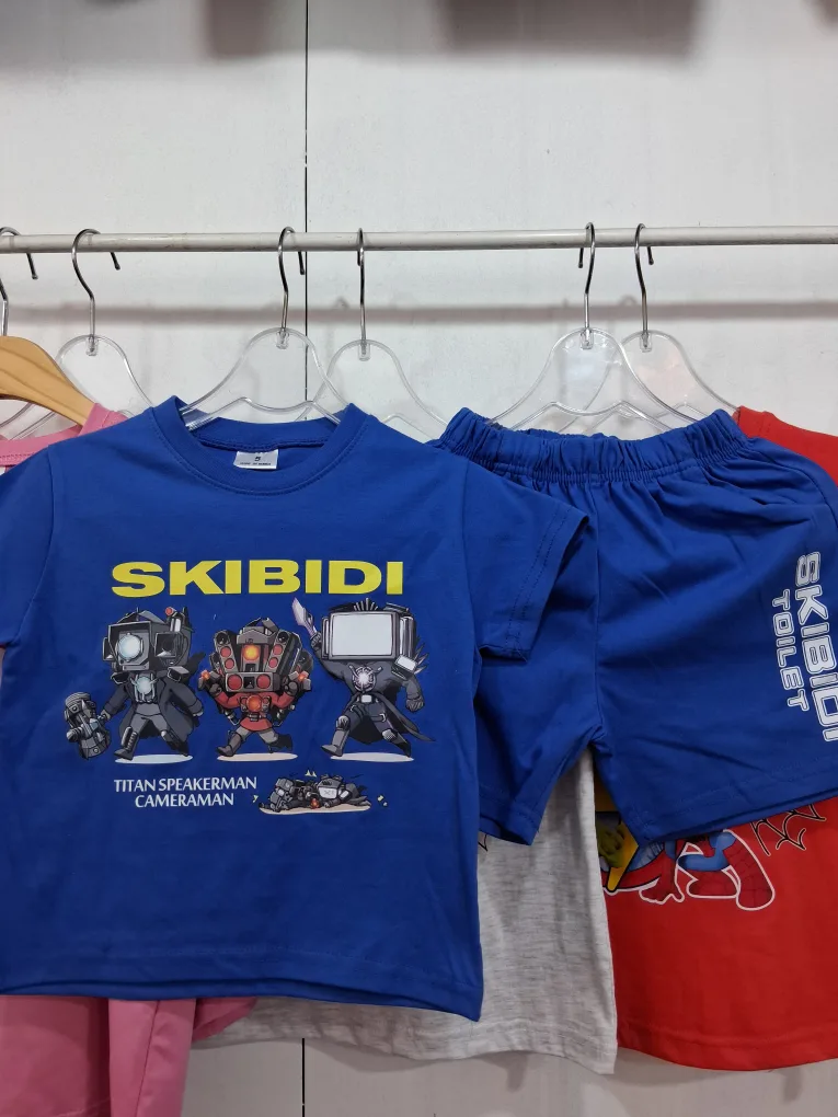 SKIBIDI 아동 상하복 세트 새상품