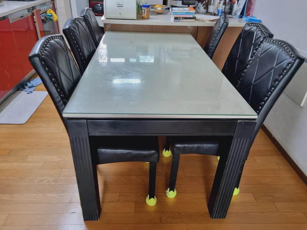 중고) 식탁 & 의자 세트