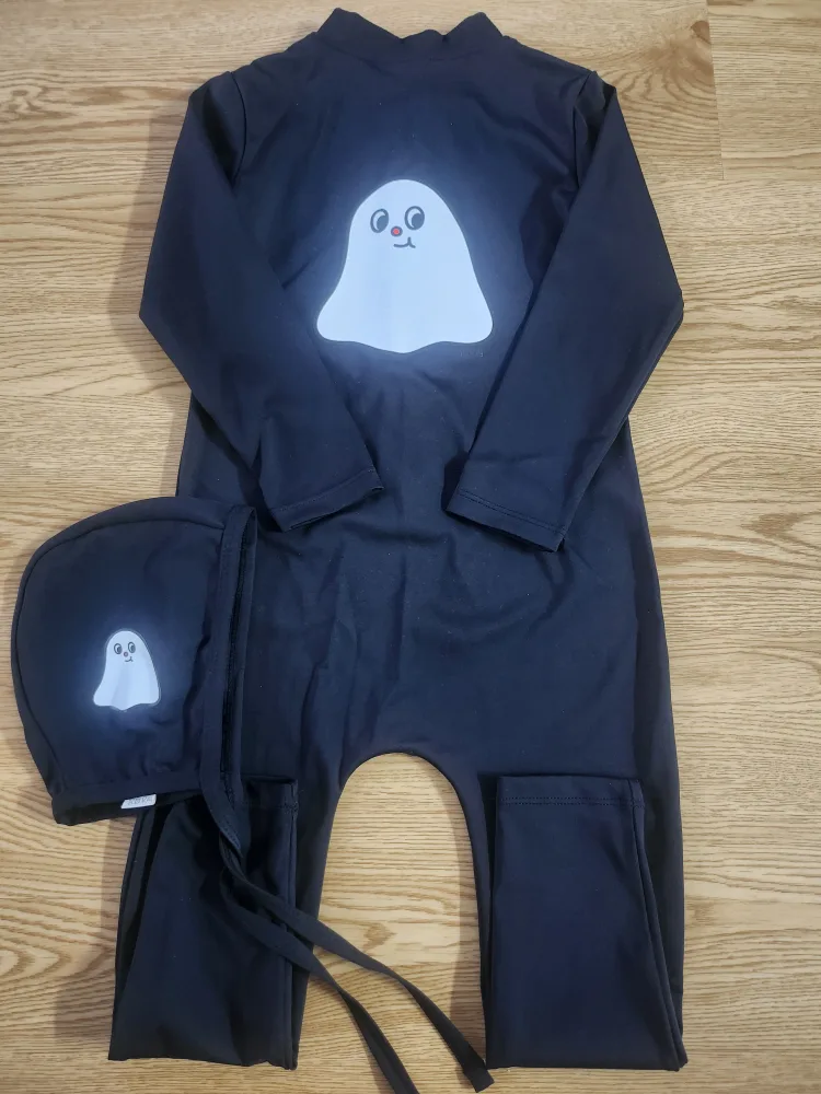 에그녹 유령 6y 수영복 스윔수트 +모자 세트