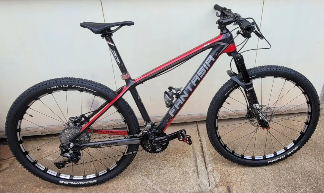 신품급 환타시아 27.5 풀 XT 33단 MTB. 16인치 판타시아 자전거