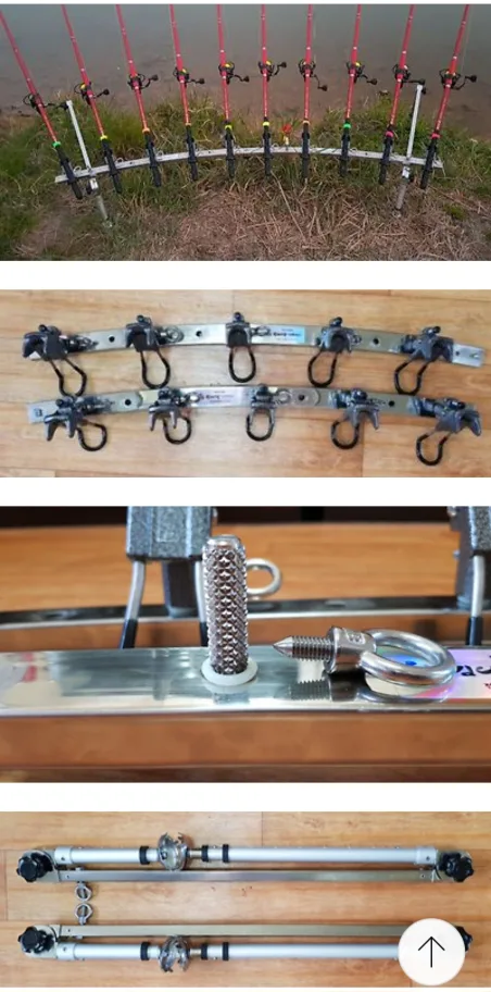 [중고] 김대박 전남 받침틀 12구 (장어낚시, 원투낚시, 릴 낚시)