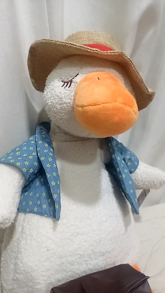 애착 밀짚 오리 인형 팜 인테리어