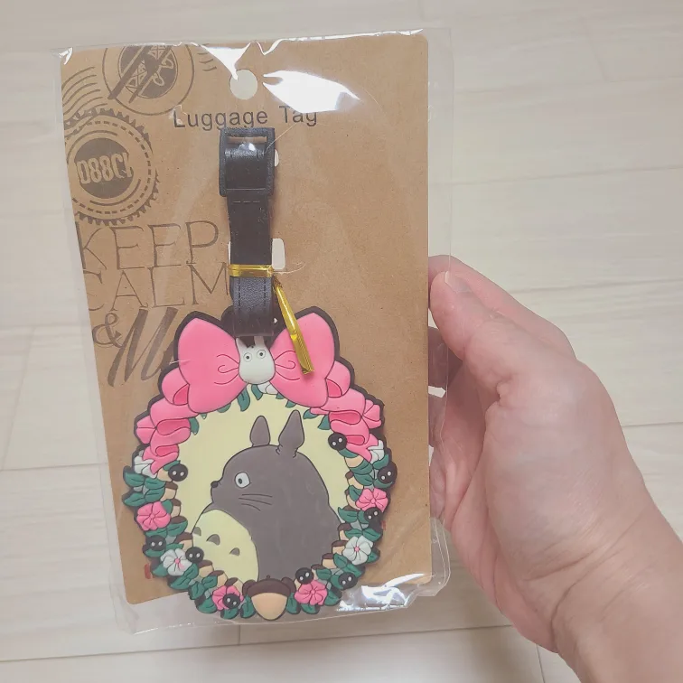 🌞미개봉/새상품🌞 토토로 여행용 캐리어택 러기지택 네임택