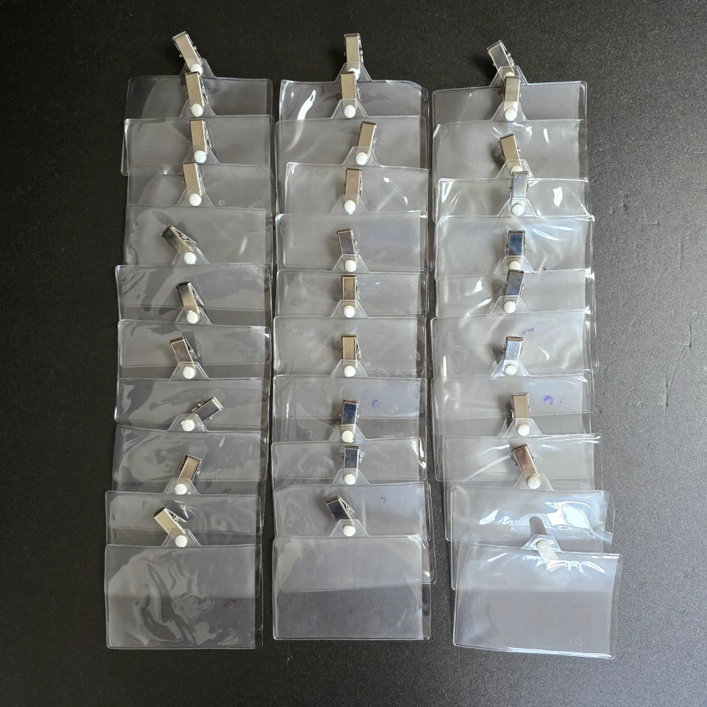 클립형 명찰 케이스 / 이름표 홀더 30개 (중고)