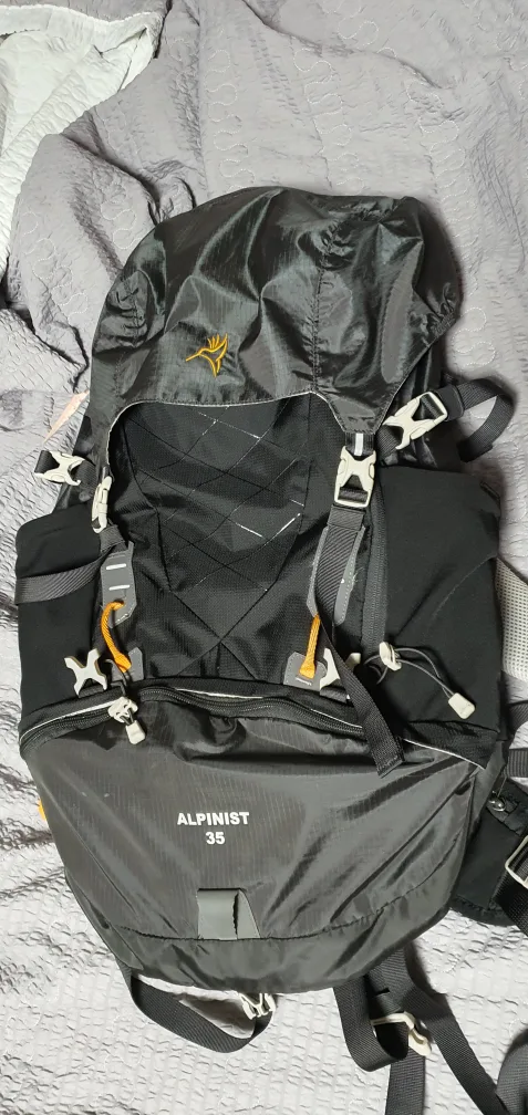 웨스트우드 알피니스트 35 등산 배낭 여행 커버 방수 중고양품 빈티지
