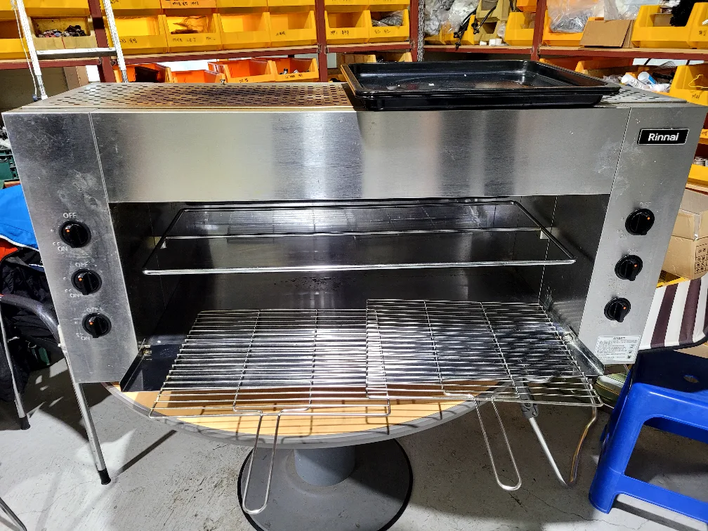 업소버너-도시가스 린나이 어소기(탁상형 가스그릴)