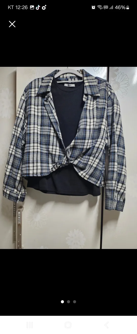 체크 셔츠 판매해요~