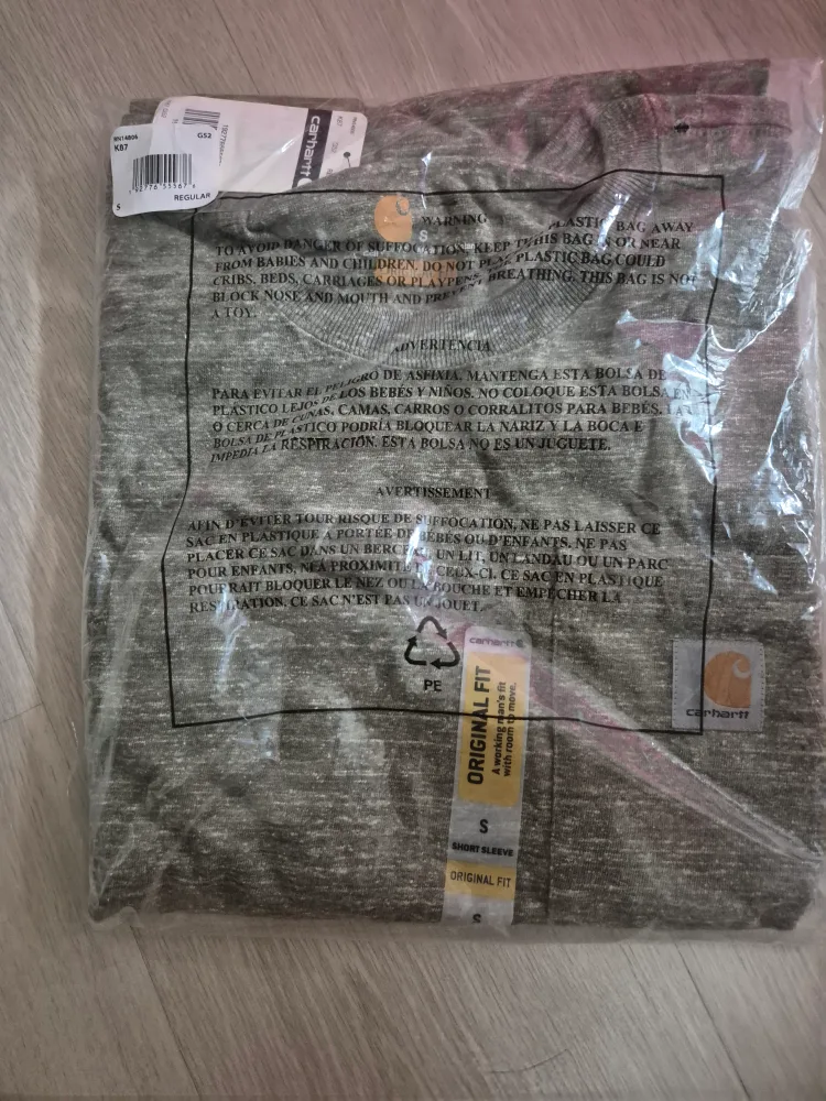 칼하트 K87 반팔티 S 새상품