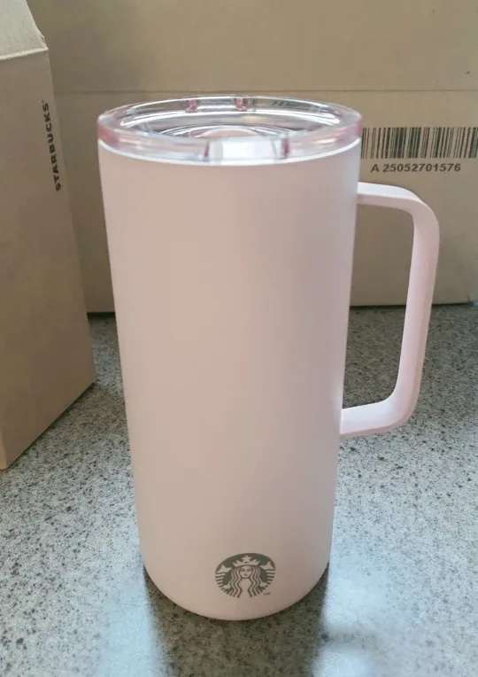 (새상품)스타벅스 SS 핑크텀블러 503ml 팔아요~