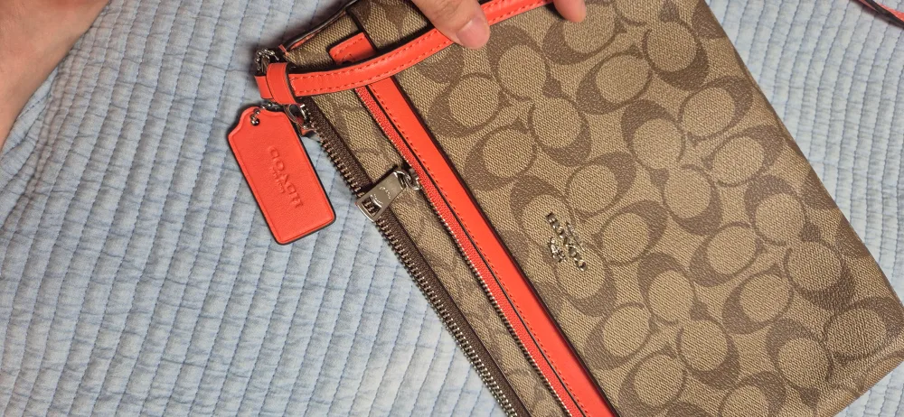 코치 시그니처 크로스백