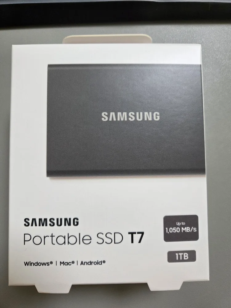 삼성 포터블 SSD T7 1TB 새상품