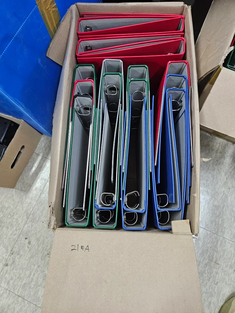 D링 바인더 3cm 21개, 5cm 12개