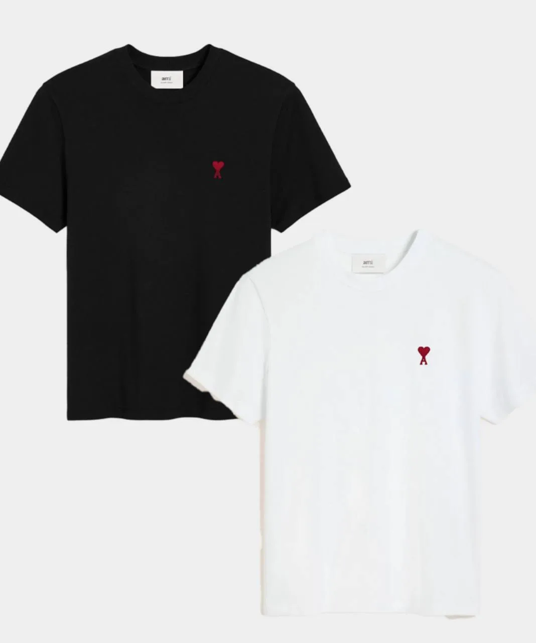 아미 하트 로고 반팔티 [[새상품]] QR인증