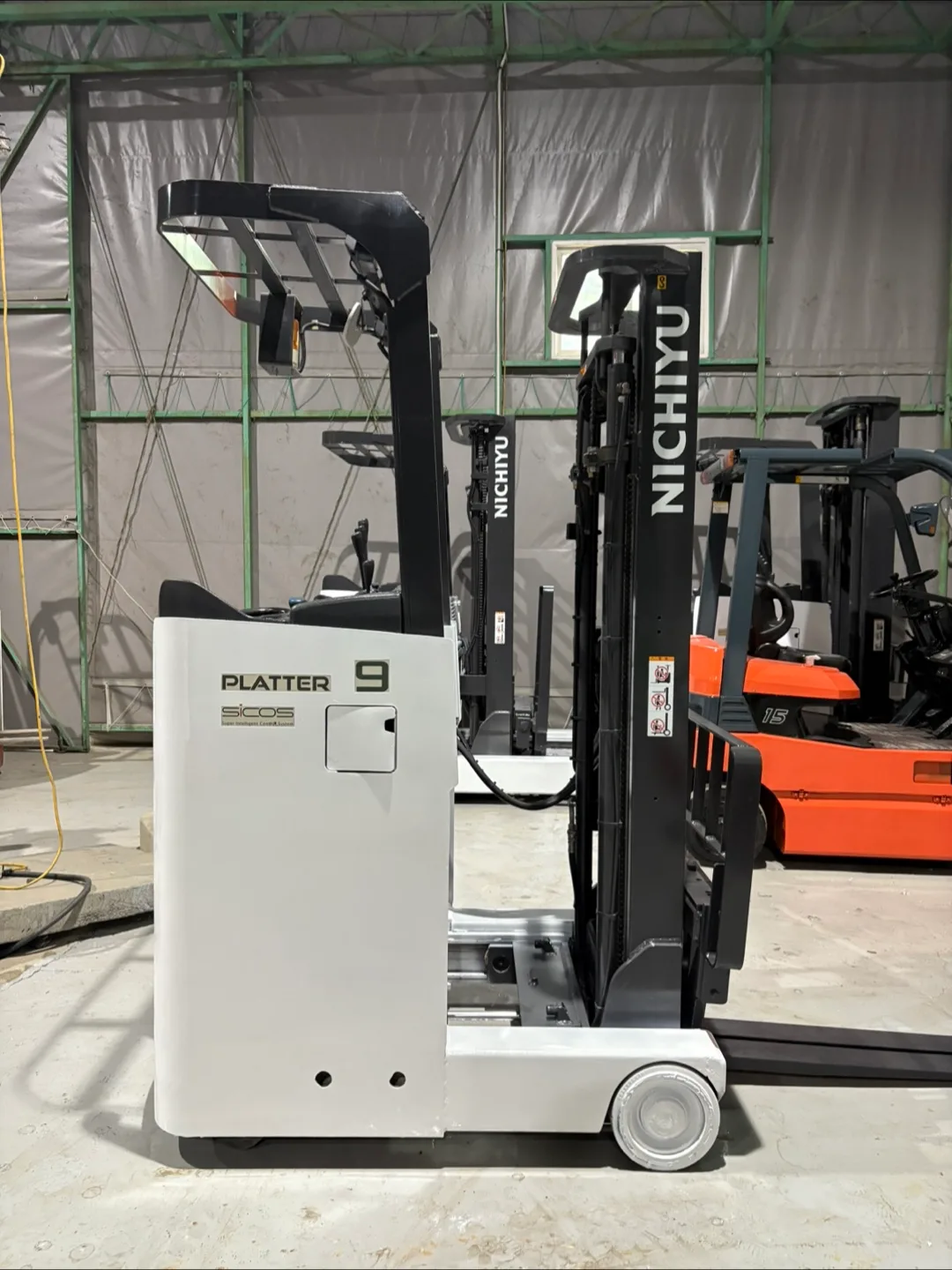 중고지게차 니찌유지게차 입식 0.9톤 2단 3.3M 2015년식