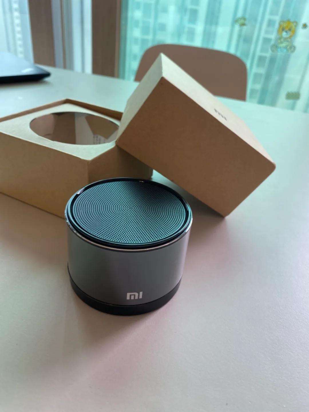 샤오미 원형 블루투스 스피커 새상품