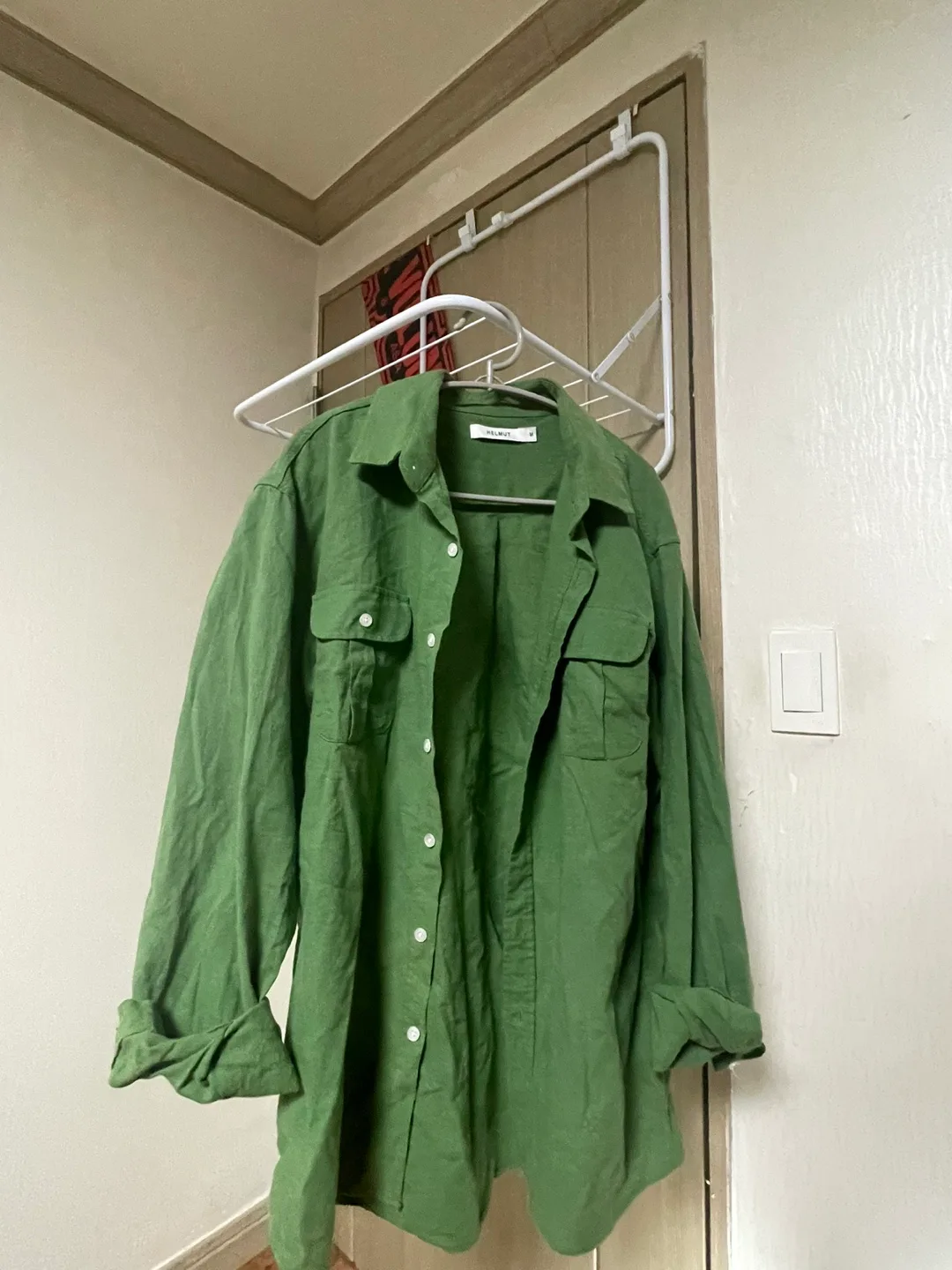 중고 셔츠 블랙 그린 팝니다