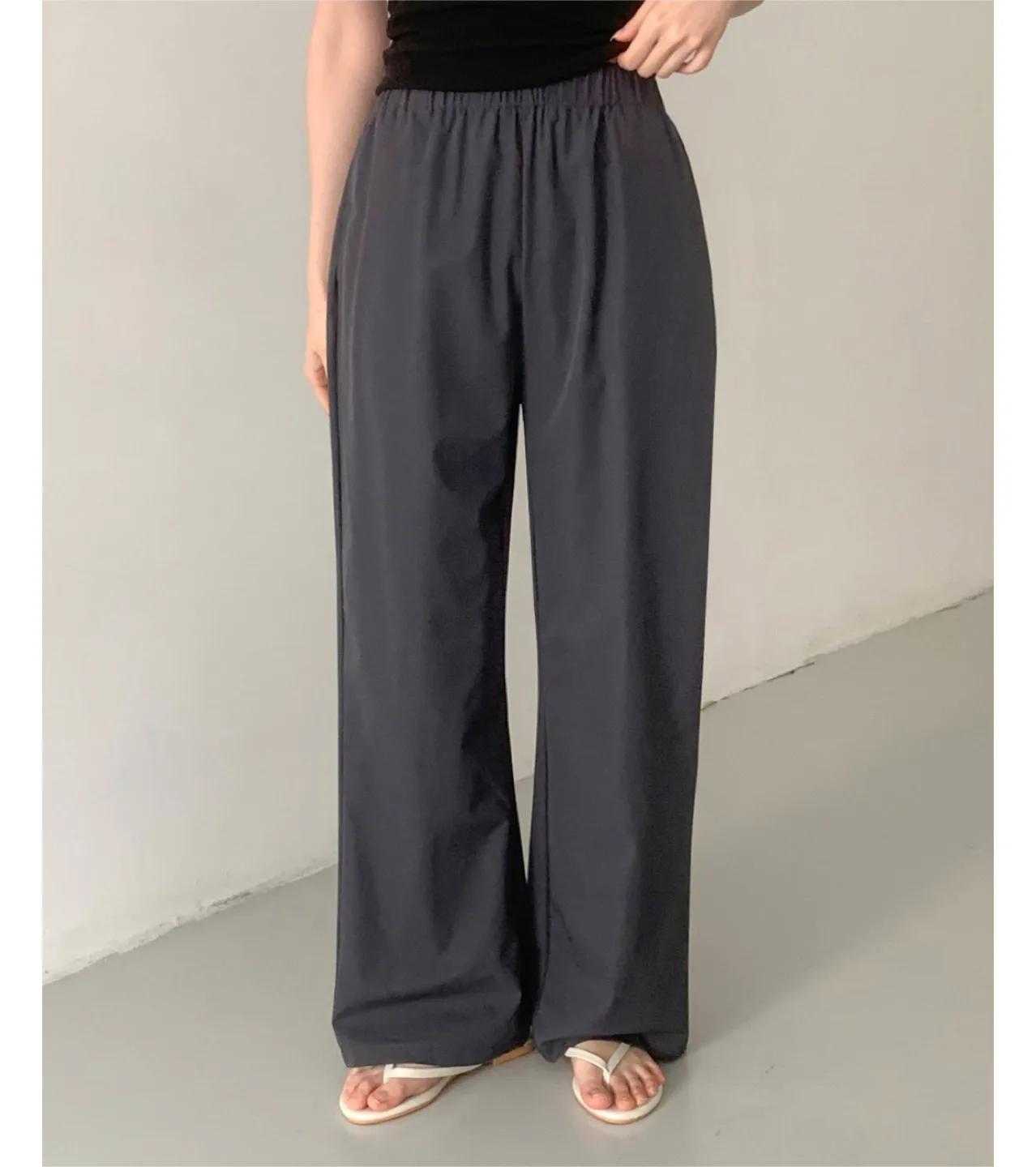 [미착용] 군살싹커버 여름 필수 아이스 와이드팬츠