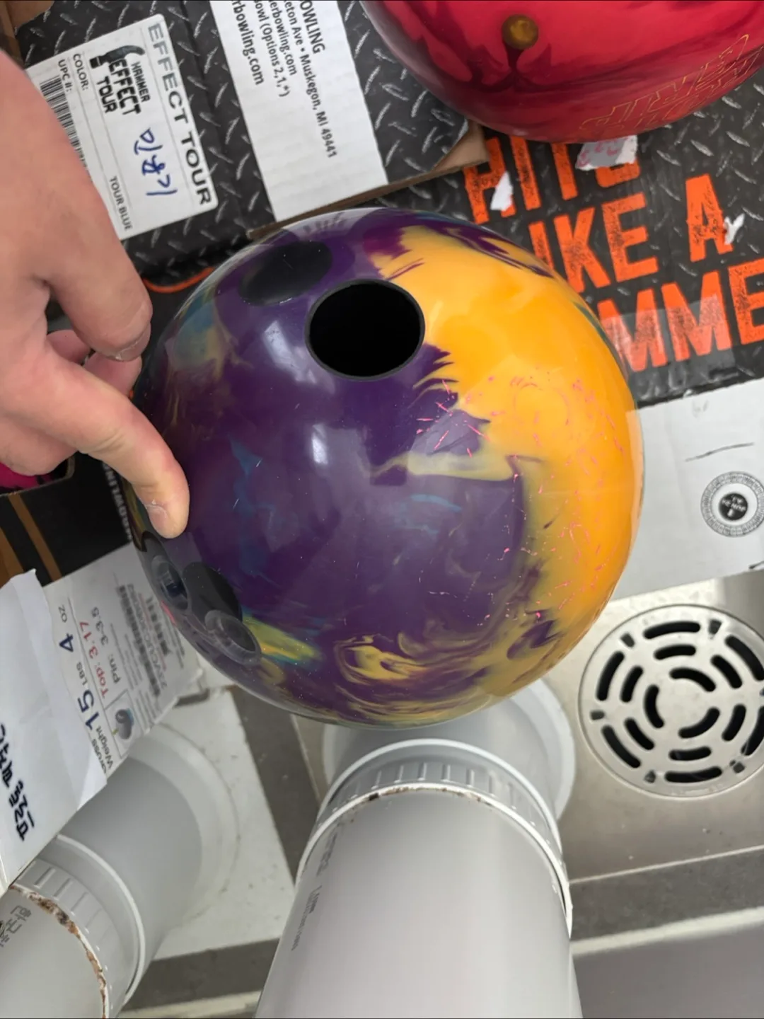 중고볼링공판매