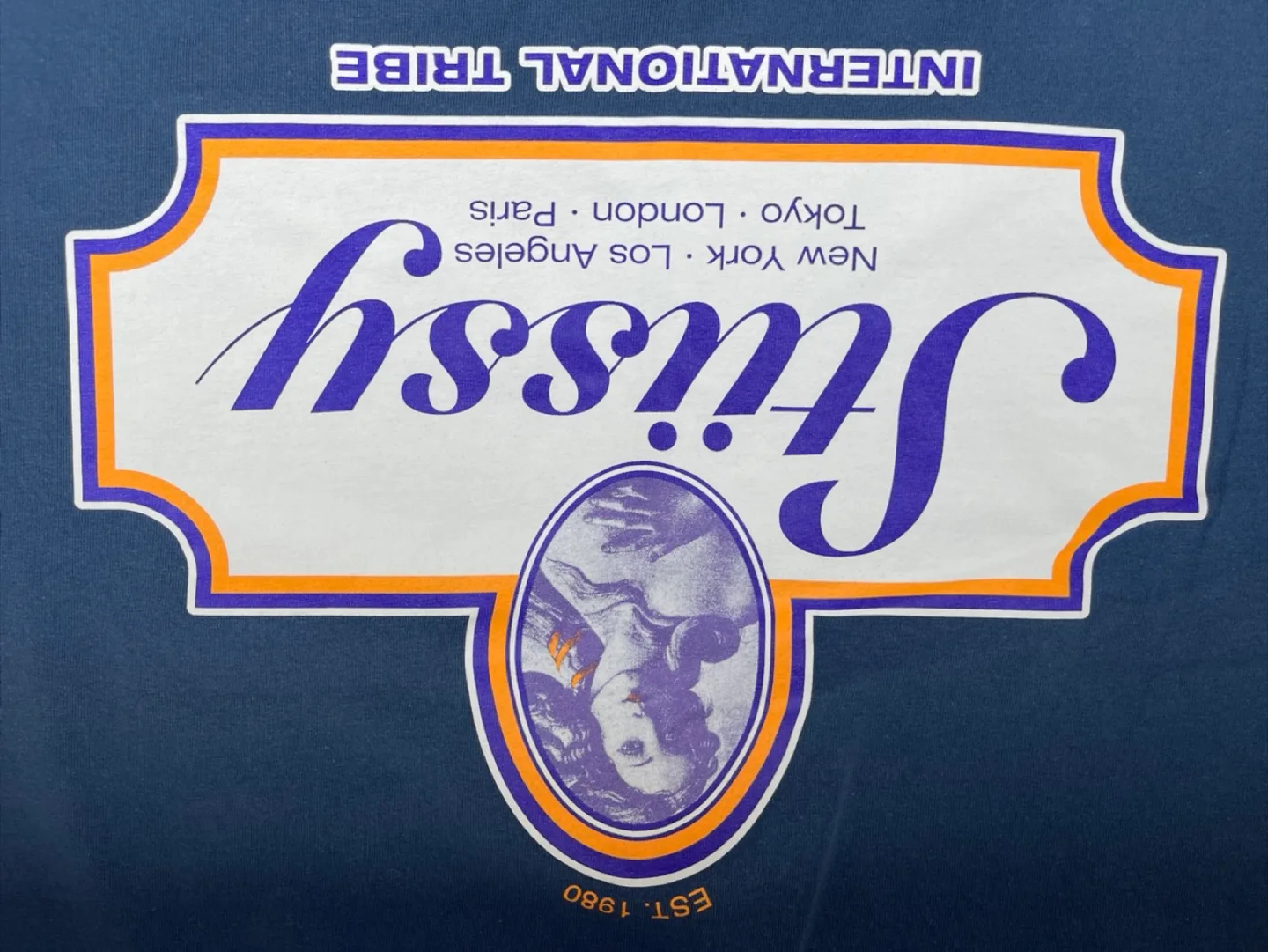 스투시 Authentic 티셔츠 미드나잇 XXL