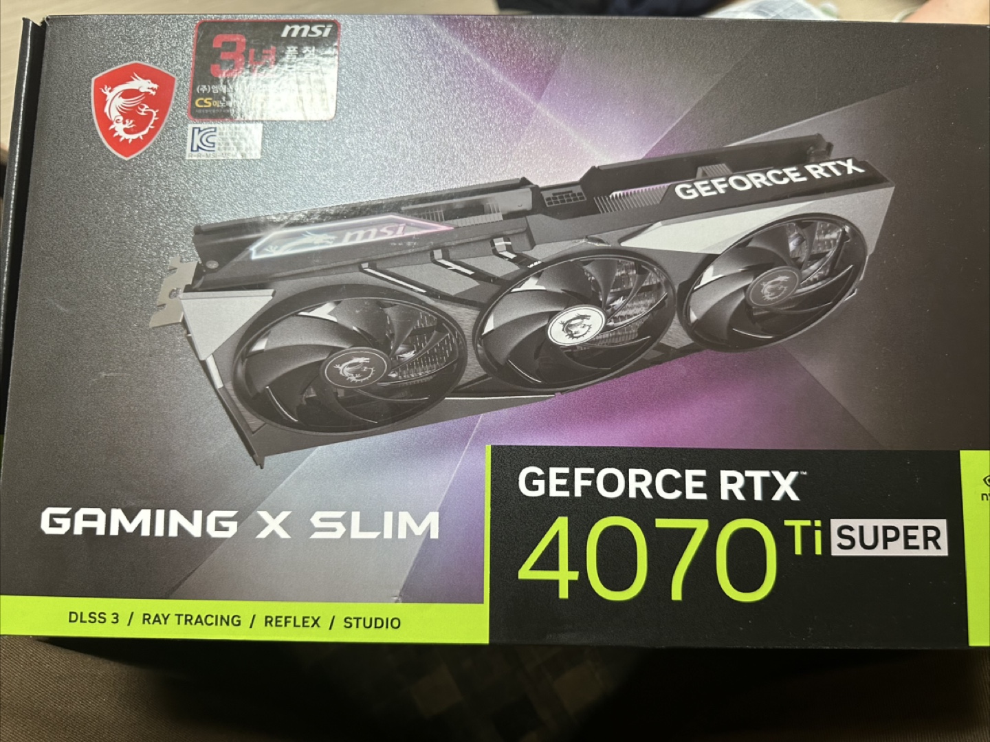MSI RTX 4070 Ti SUPER 슬림