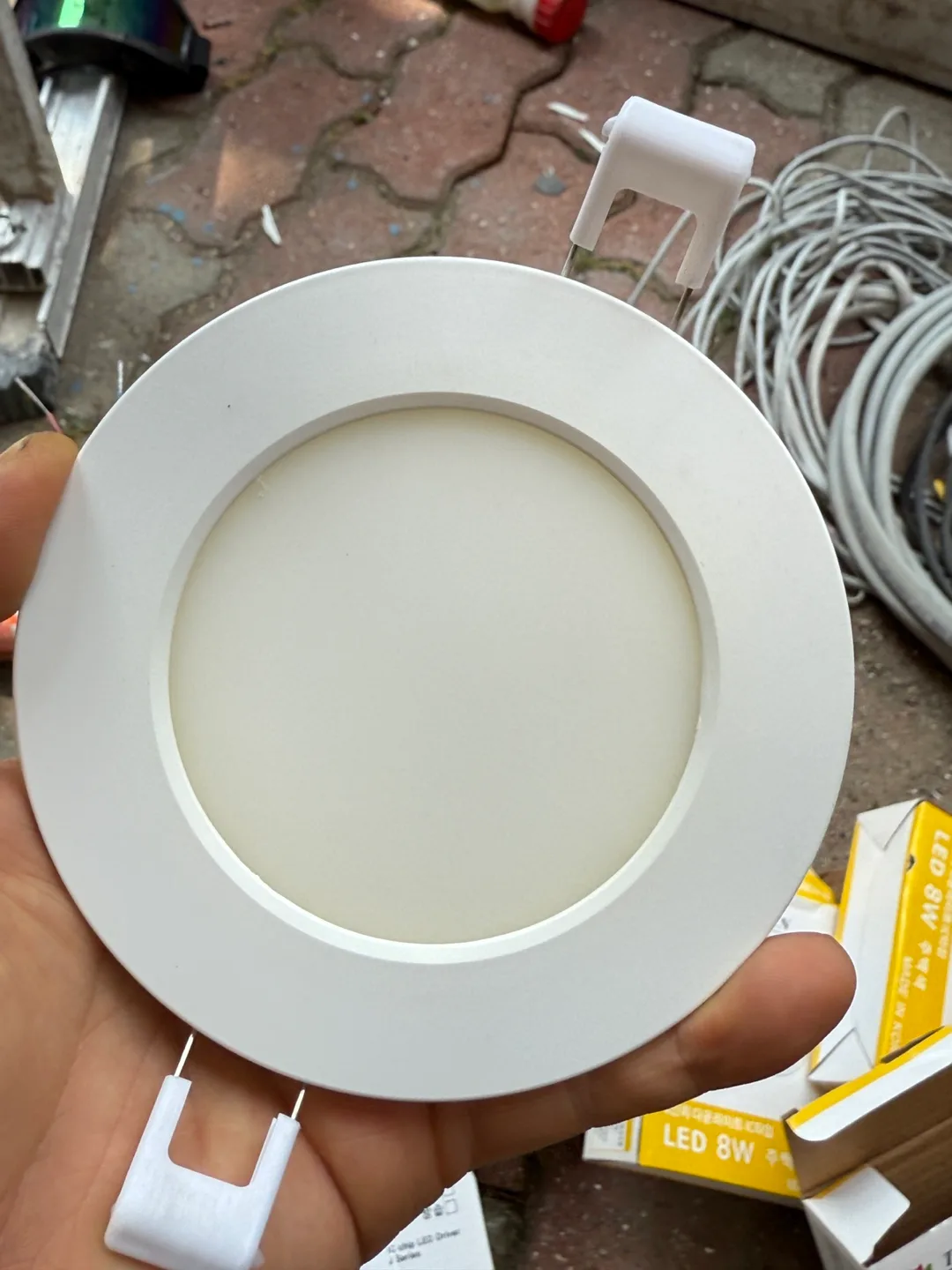 데이타임 LED 등기구 4인치 중고