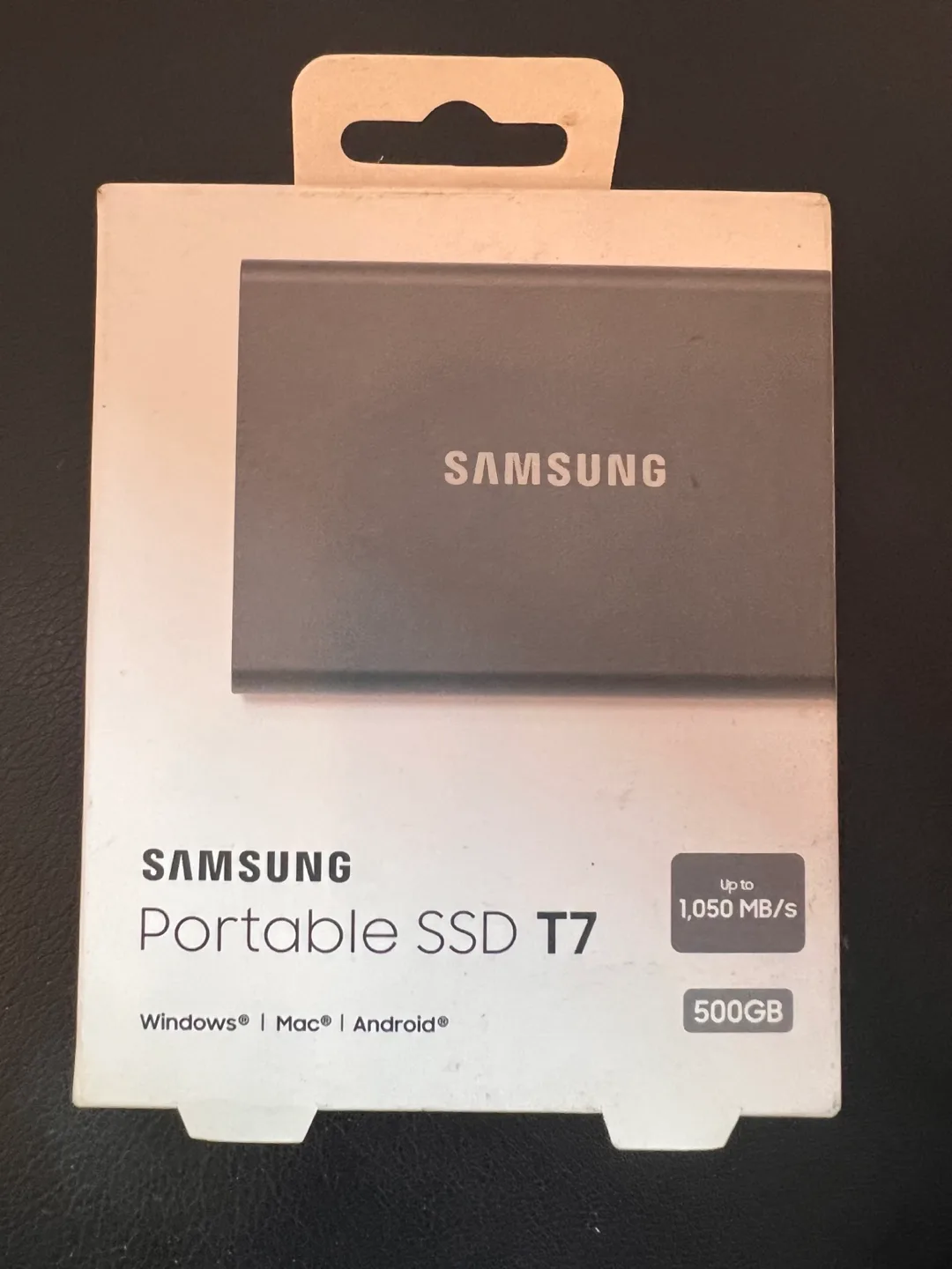 삼성 포터블 SSD T7 500GB 새상품