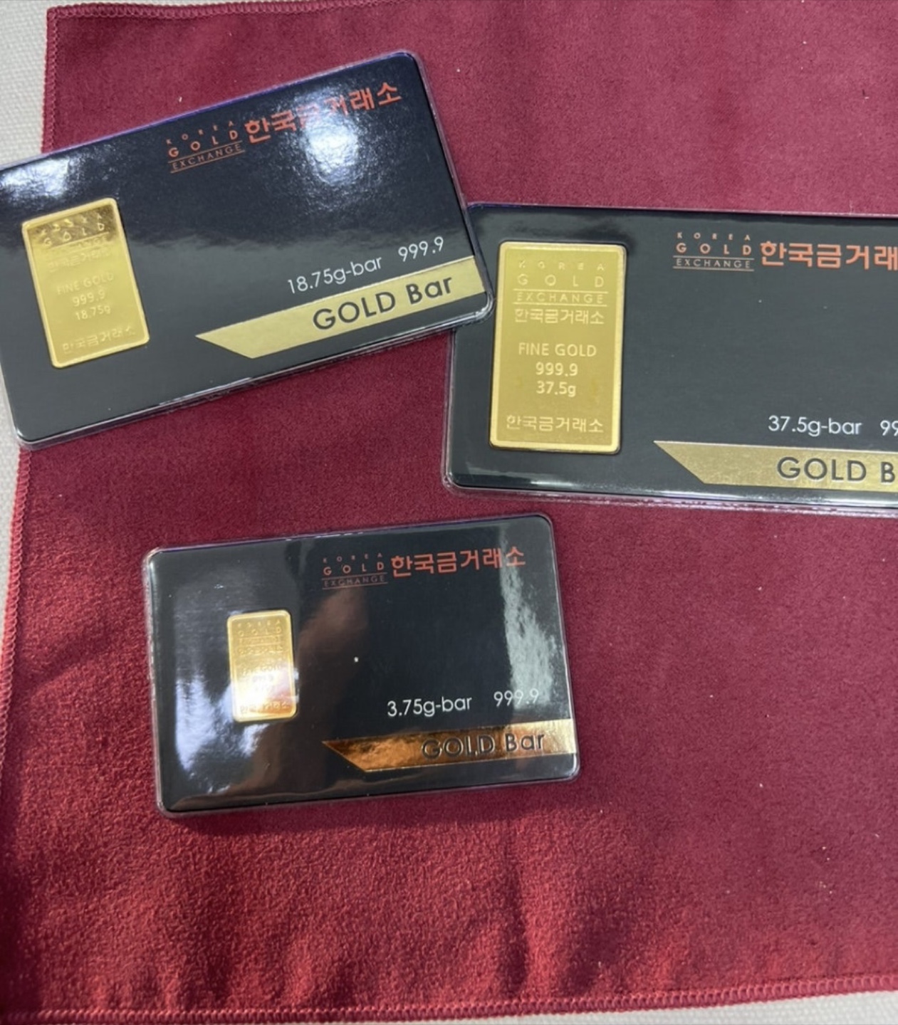 한국금거래소 골드바 37.5