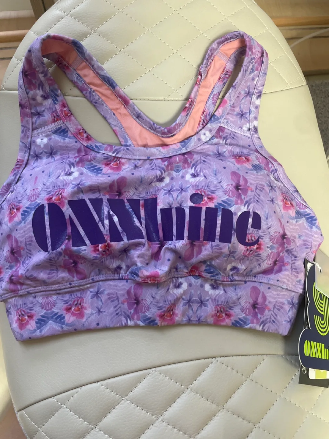 플라워 브라탑 M 새상품