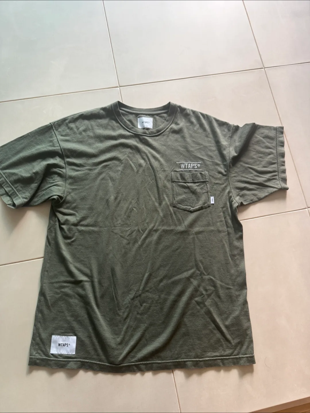 WTAPS 포켓 반팔 티셔츠