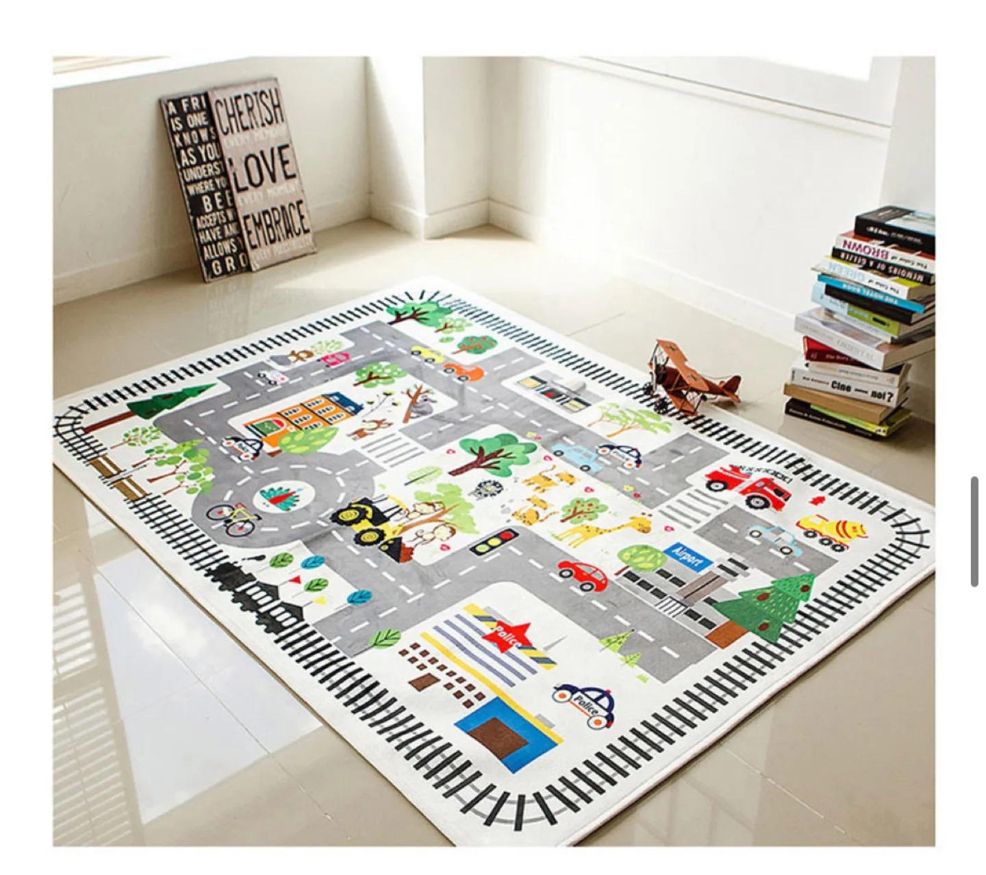 150x200 로드 디자인 놀이매트 중고