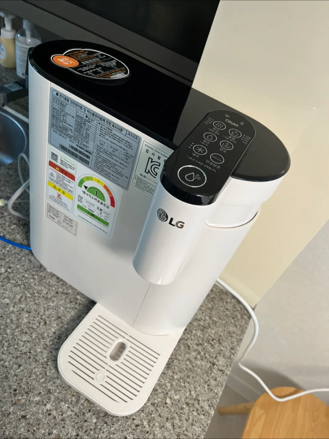 LG퓨리케어 상하좌우 정수기 오브제컬렉션 WD503ACB