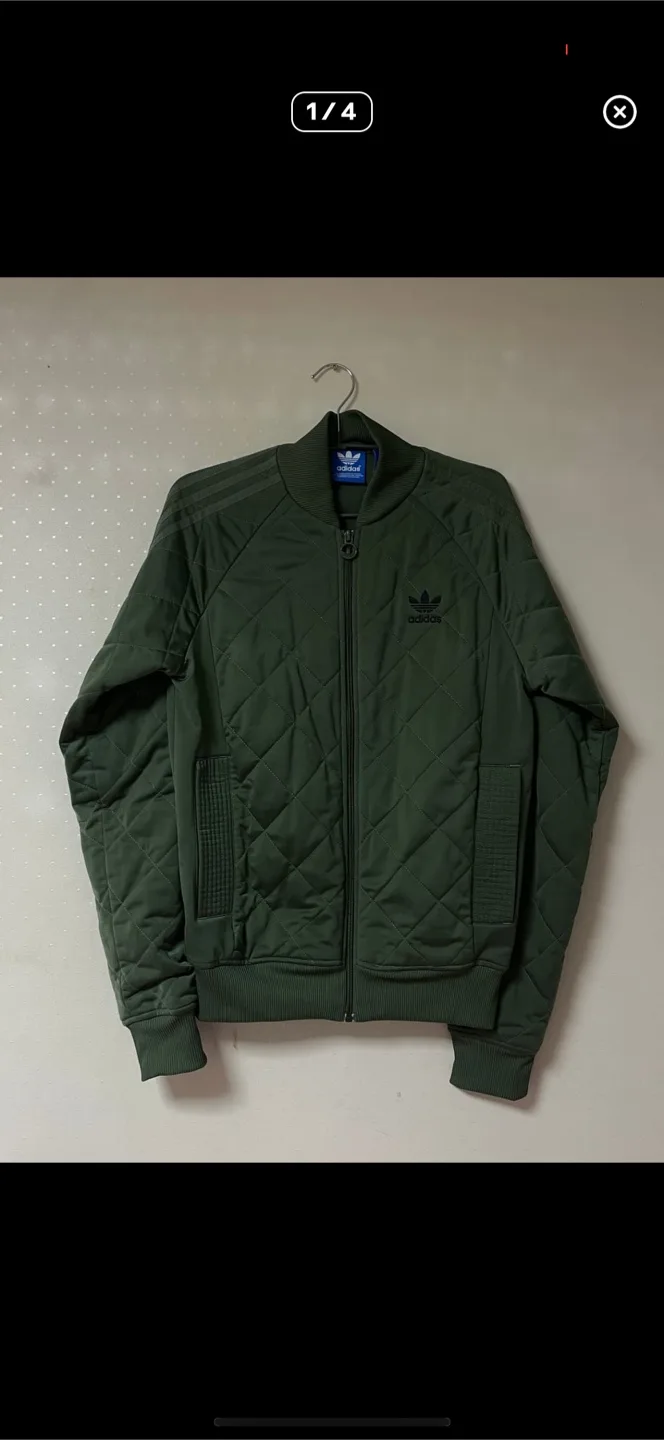 아디다스 퀼팅 자켓