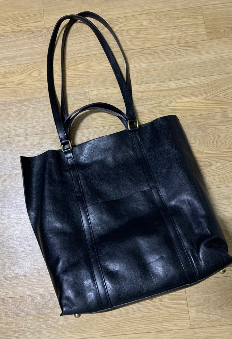 이태리 일비종떼 소가죽 토트백