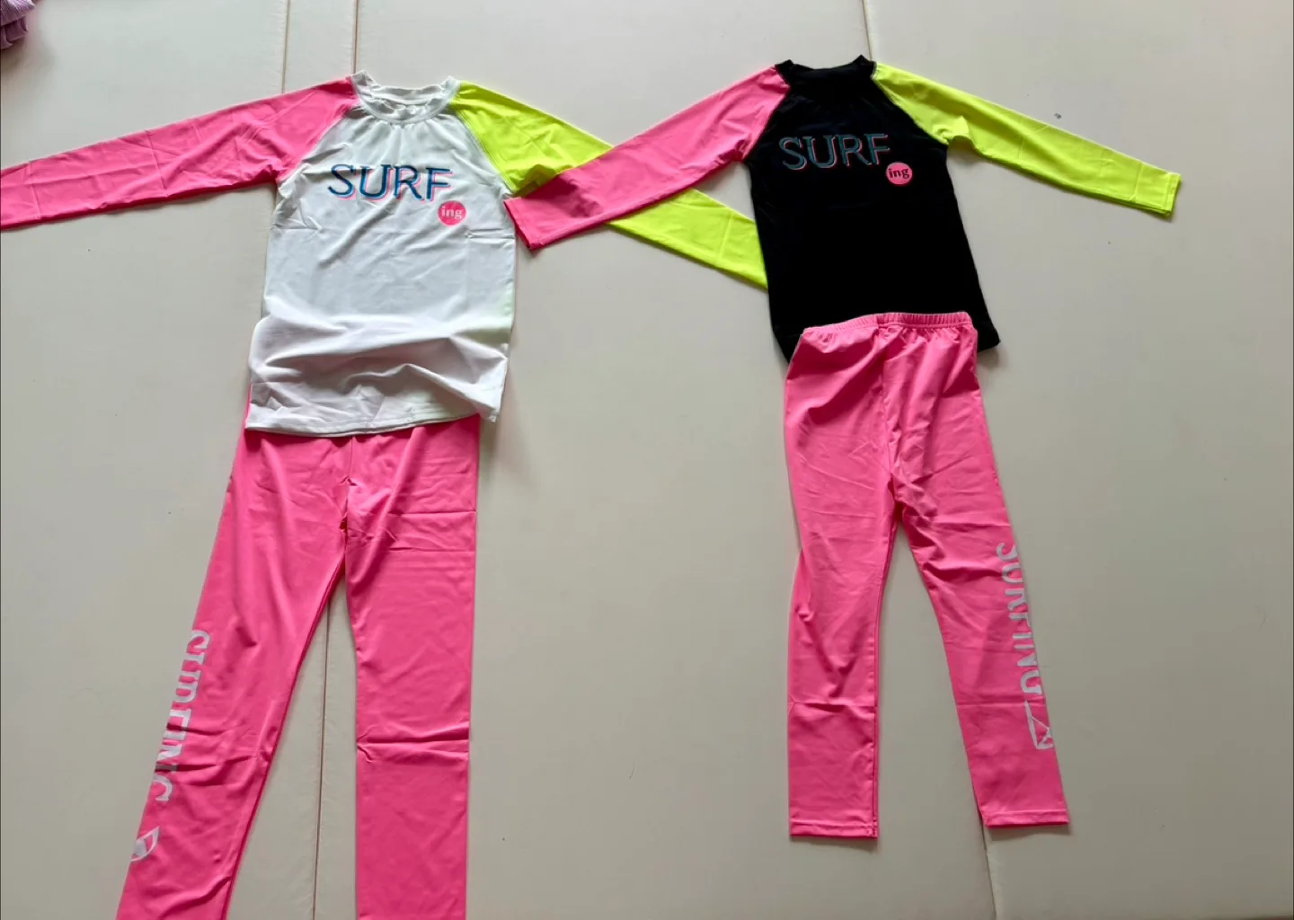 어린이 유아 래쉬가드-13호, 17호 새상품 각 3장보유