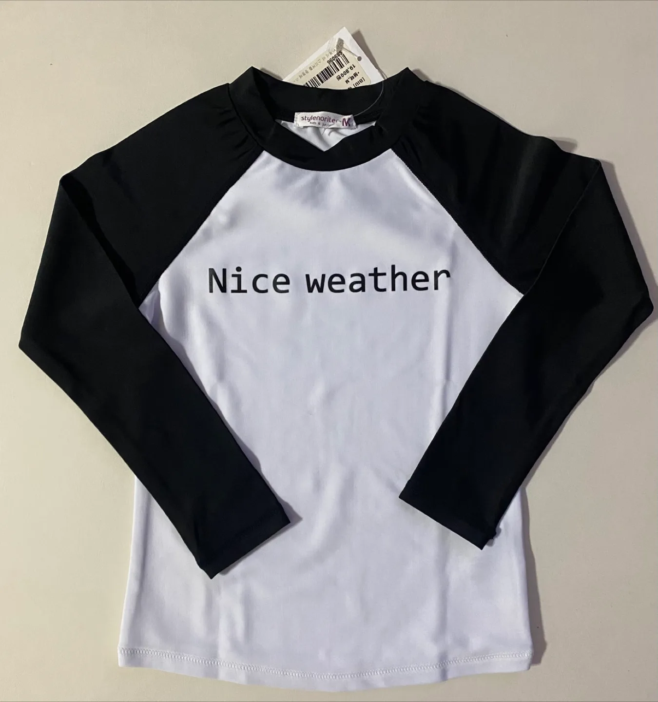 [택有 새것] 스타일노리터 래쉬가드 M