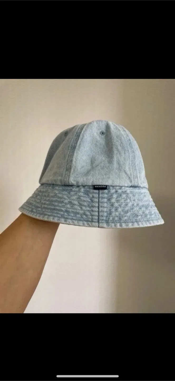 위캔더스 데님 버킷햇