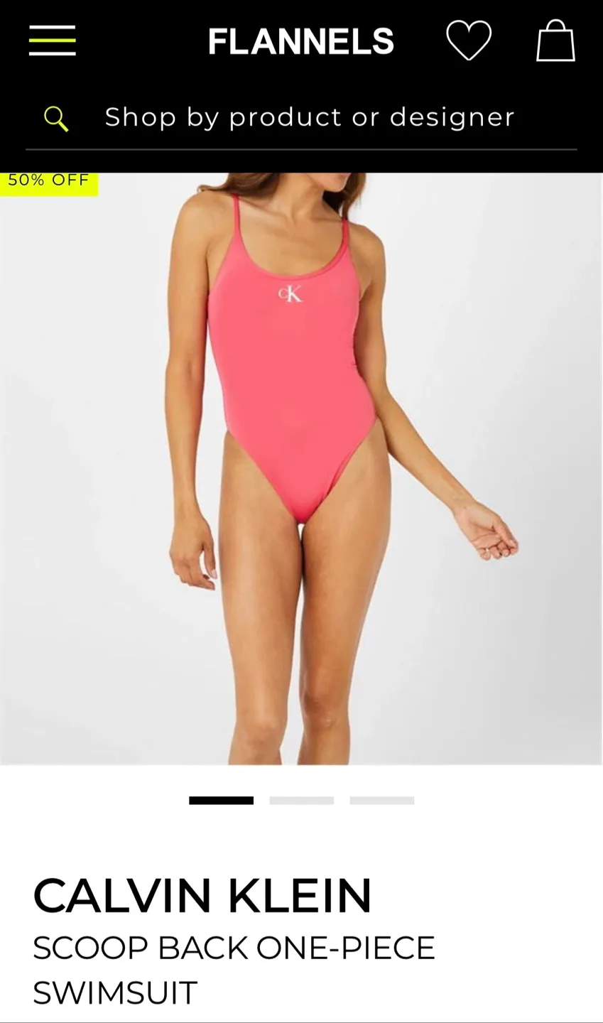 ck 캘빈클라인 실외용 원피스 수영복 여성