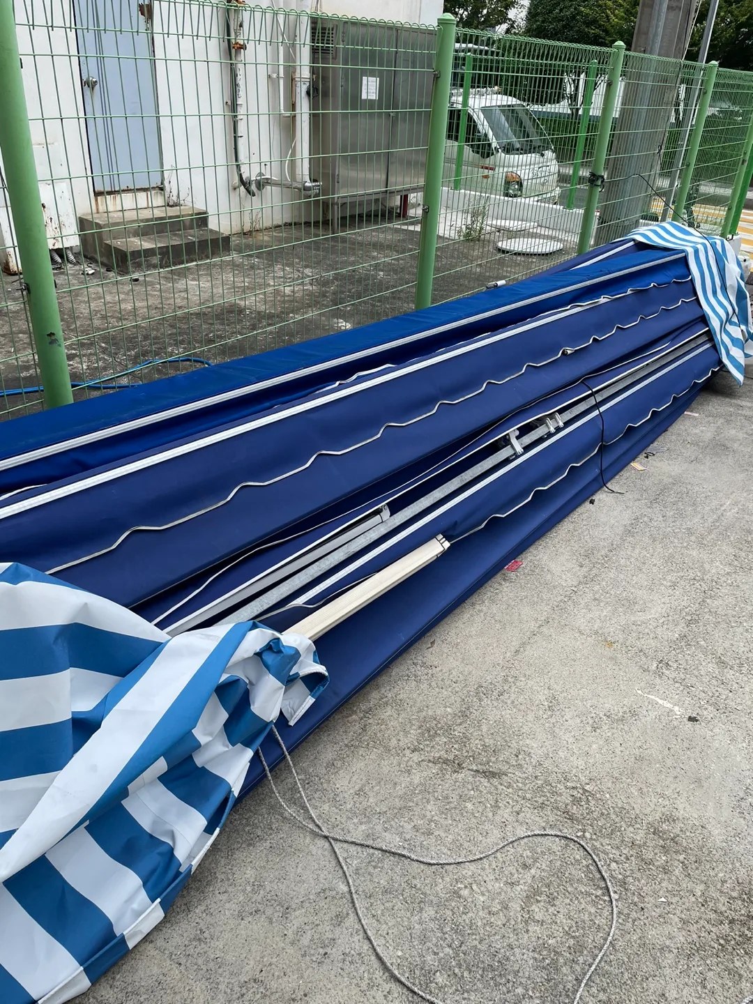 접이식 어닝 전동어닝 중고 팝니다