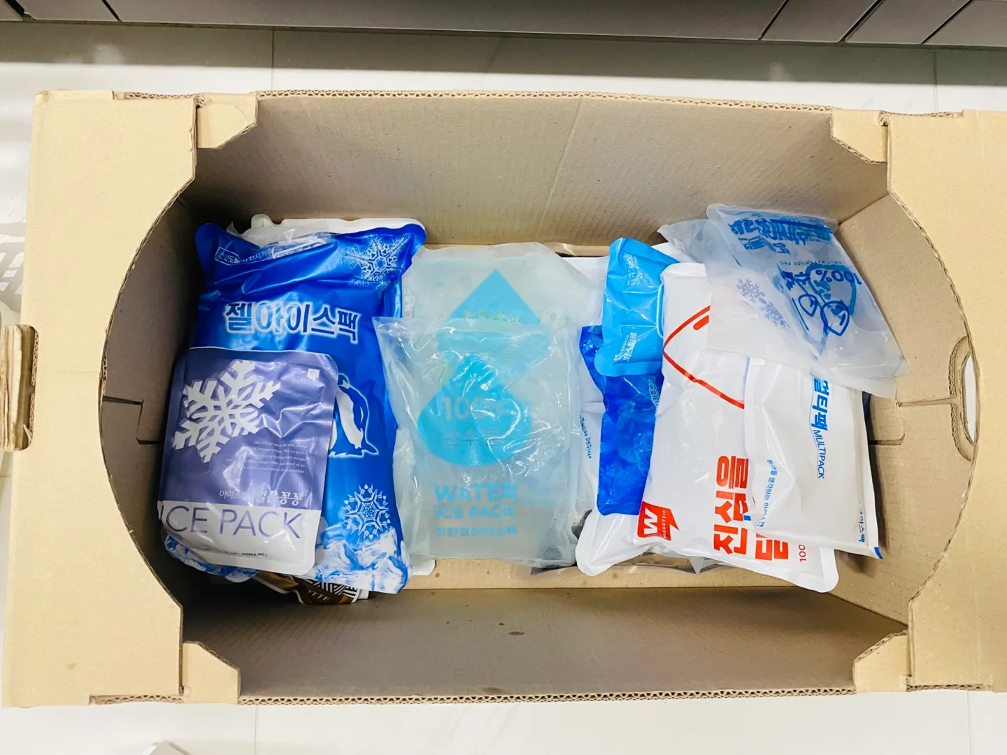 아이스팩 여러 종류