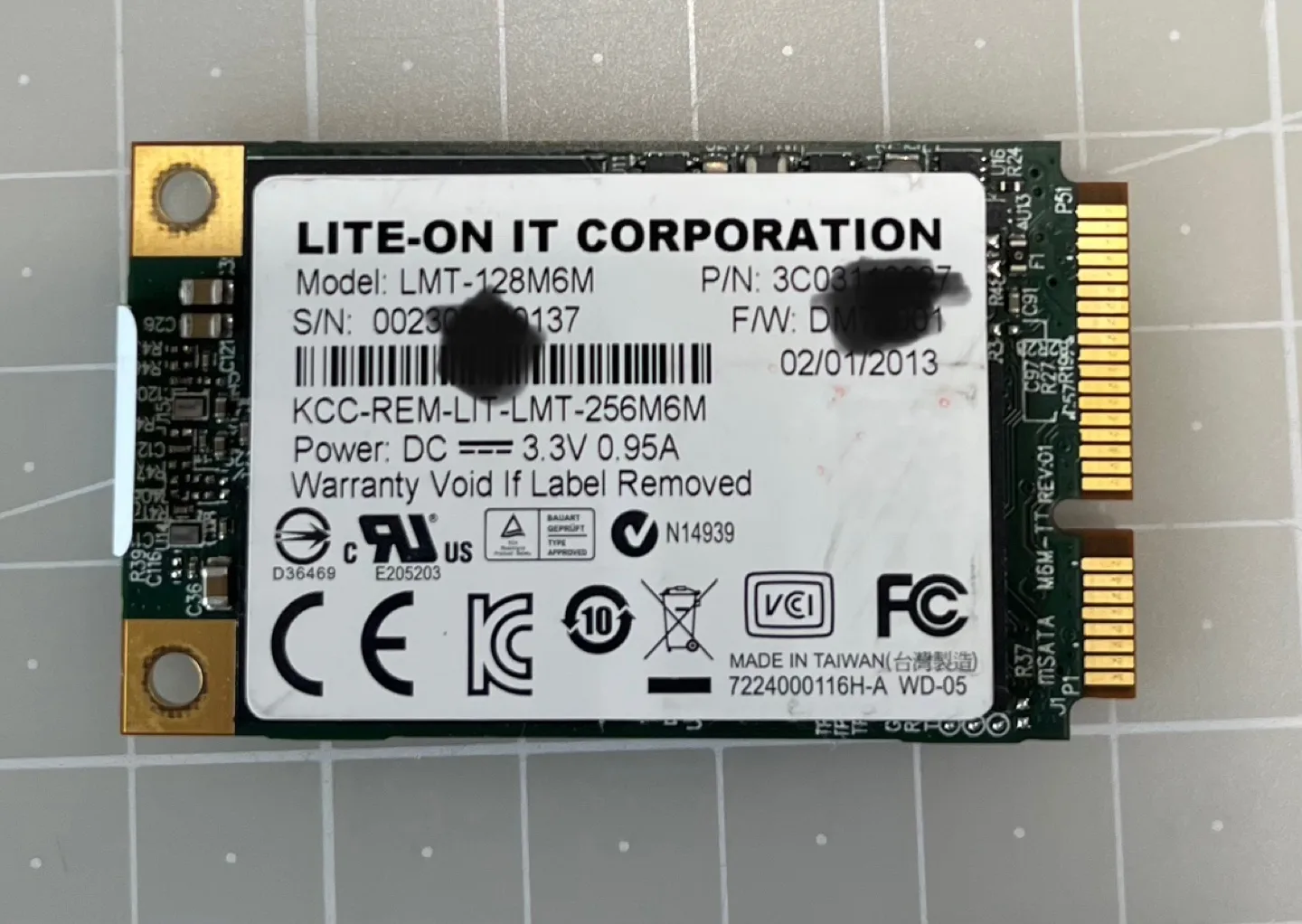 삼성 900X 128G SSD msata